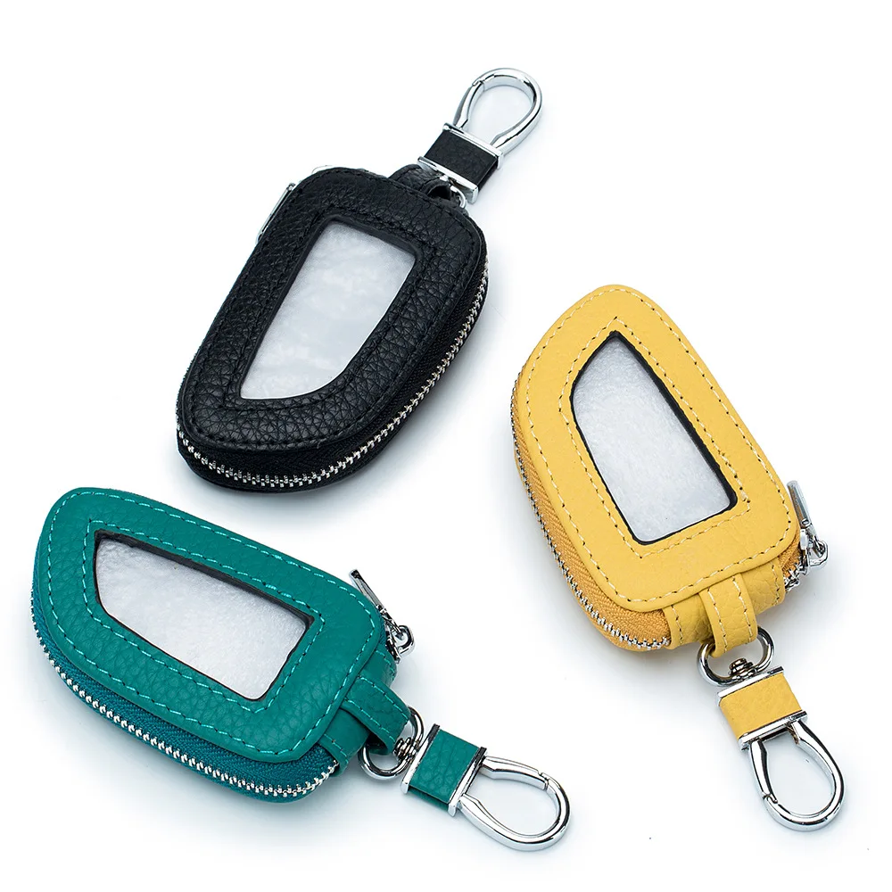 Alirattan 2026 Car Key Bag Sunroof Men's Universal Edition Head layer Leather New Foreign Trade Genuine Leather Women's Key Bag