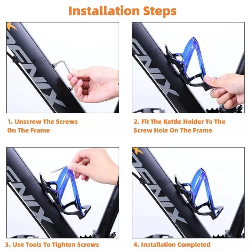 Bicycles Kettle Extension Holders Mount Cycling Water Bottle Cage Adapter Bike Saddle Handlebar Seatpost Flasks Rack image 6