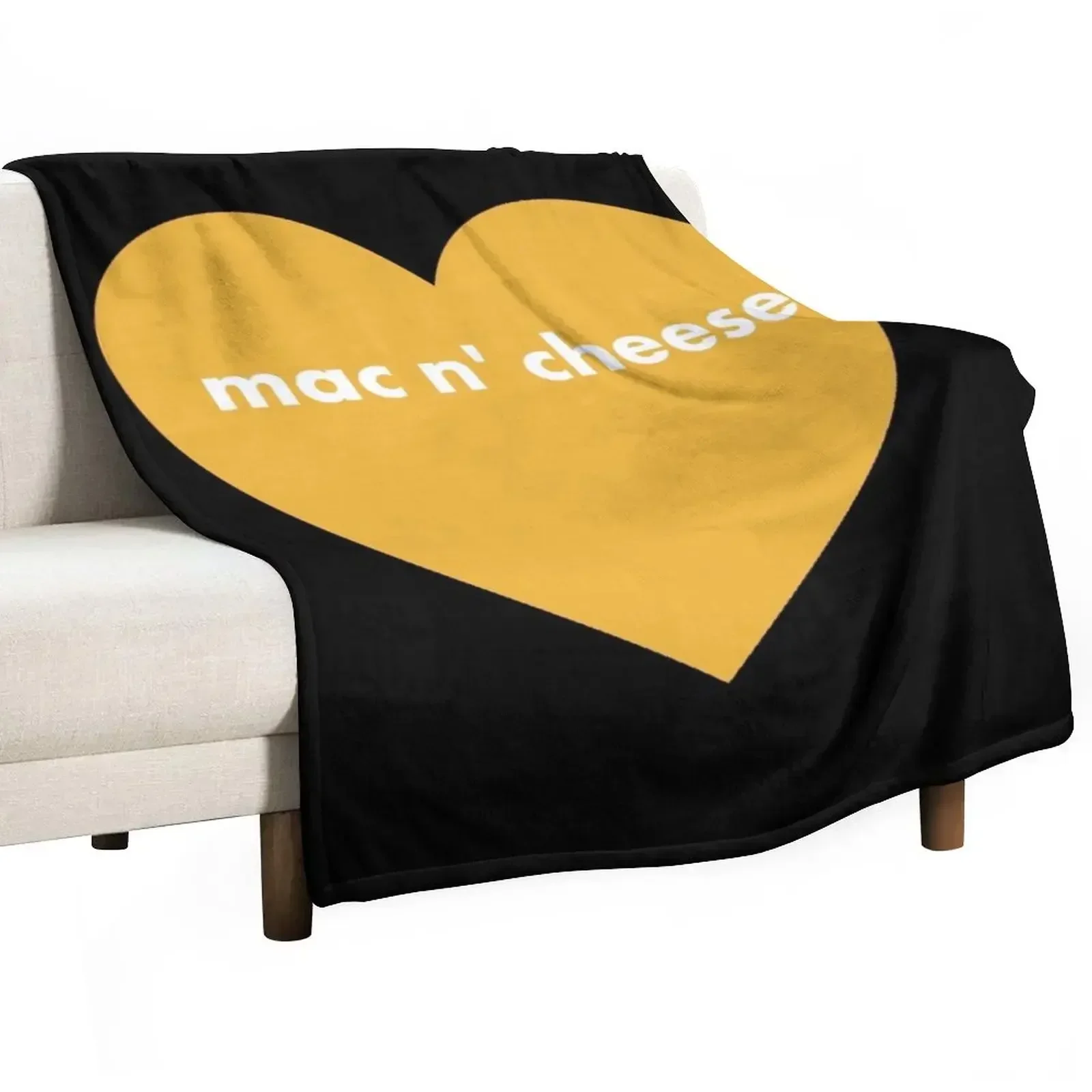 Nuevo LOVE MAC N' CHEESE! Manta Ligera Resistente a las Arrugas