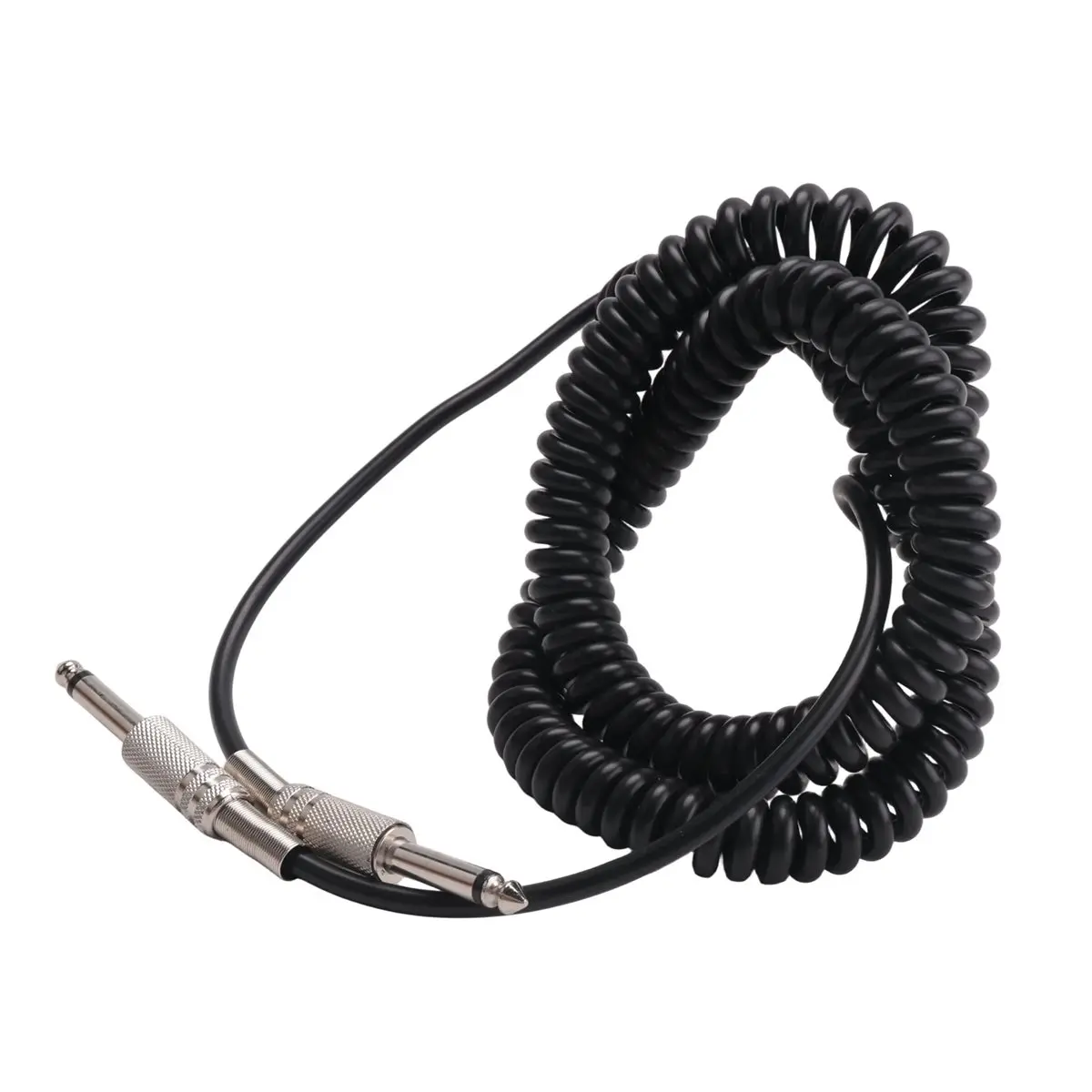 

【HOT!TURE】Guitar Spring Cable 6.35/6.5 Guitar Bass Audio Cable Shield Wire 5M for Connecting the Sound of the Electric Guitar
