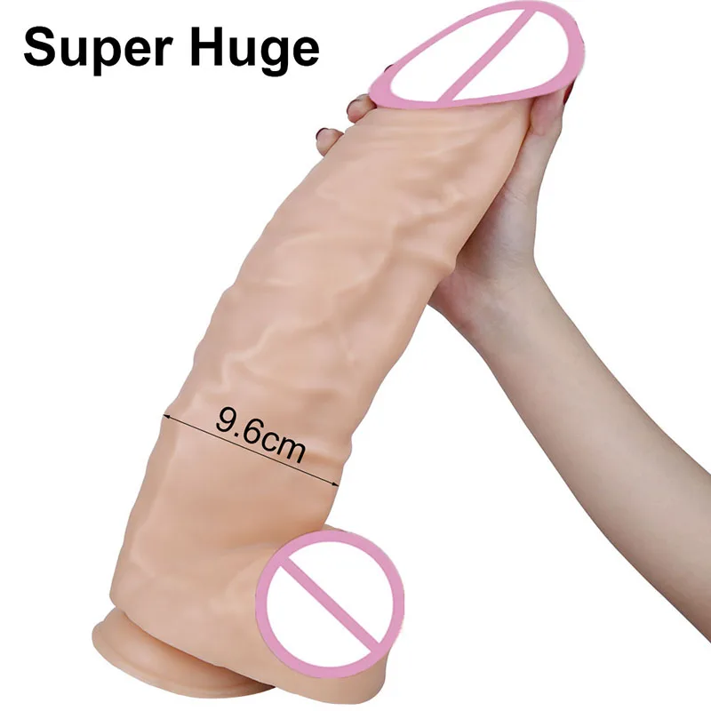 GaGu 39*9.6cm Giant Huge Dildo Super Big Dick With Suction Cup Anal Butt Plug Large Dong Realistic Long Penis Sex Toys For Women