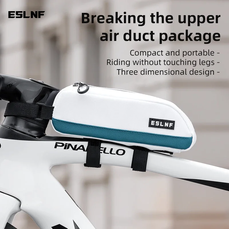 

ESLNF Bicycle Top Tube Bag Portable Cycling Front Frame Triangle Bag Lightweight Bike Bag MTB Road Bike Accessories Bicycle Bag