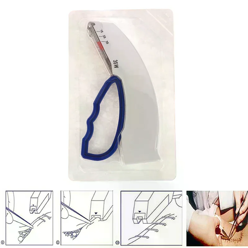 

Medical Skin Stapling Device 35 Nail Wtype Skin Stitching Machine Surgery Special Stainless Steel Student Practice Device