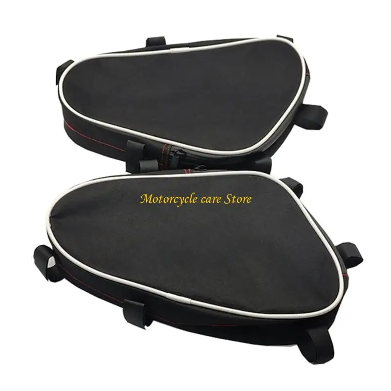 

U75F 2pcs Motorcycle Frame Crash Bars Dustproof Tool Easy Installation Waterproof Bag for DL650 DL1000 Placement Bag