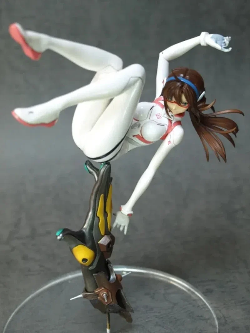 

Anime Evangelion Mari Makinami Illustrious Figures kawaii resin GK DIY manual White assembly Model Statue Collection Toys doll