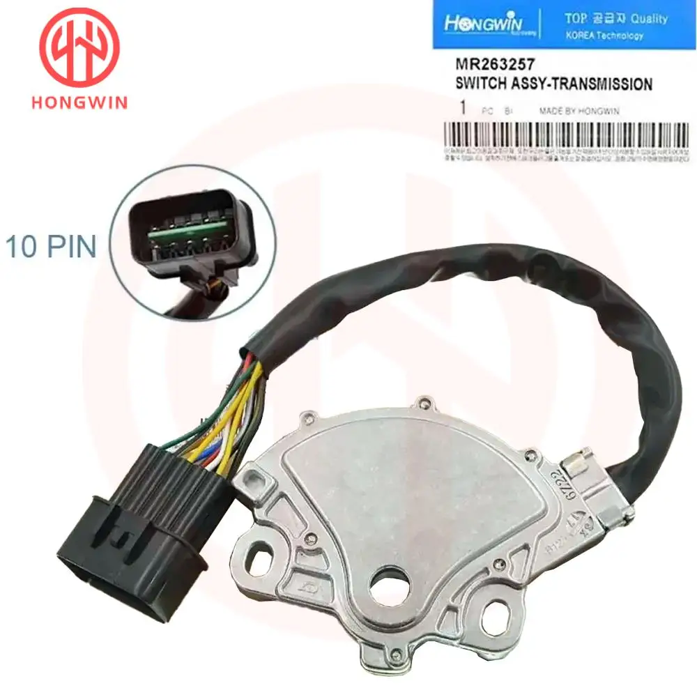 For Mitsubishi Pajero Montero Sport V73 V75 V77 1998-2006 MR263257,8604A053,8604A015 Neutral Safety A/T Inhibitor Switch Or Plug