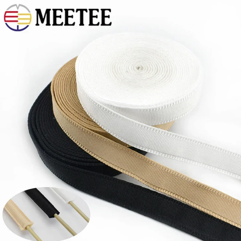 10/20Meter Bra Underwire Wire Tubular Protective Sleeve Ribbon Webbing for Underwear Wedding Dress Clothing DIY Sewing Accessory