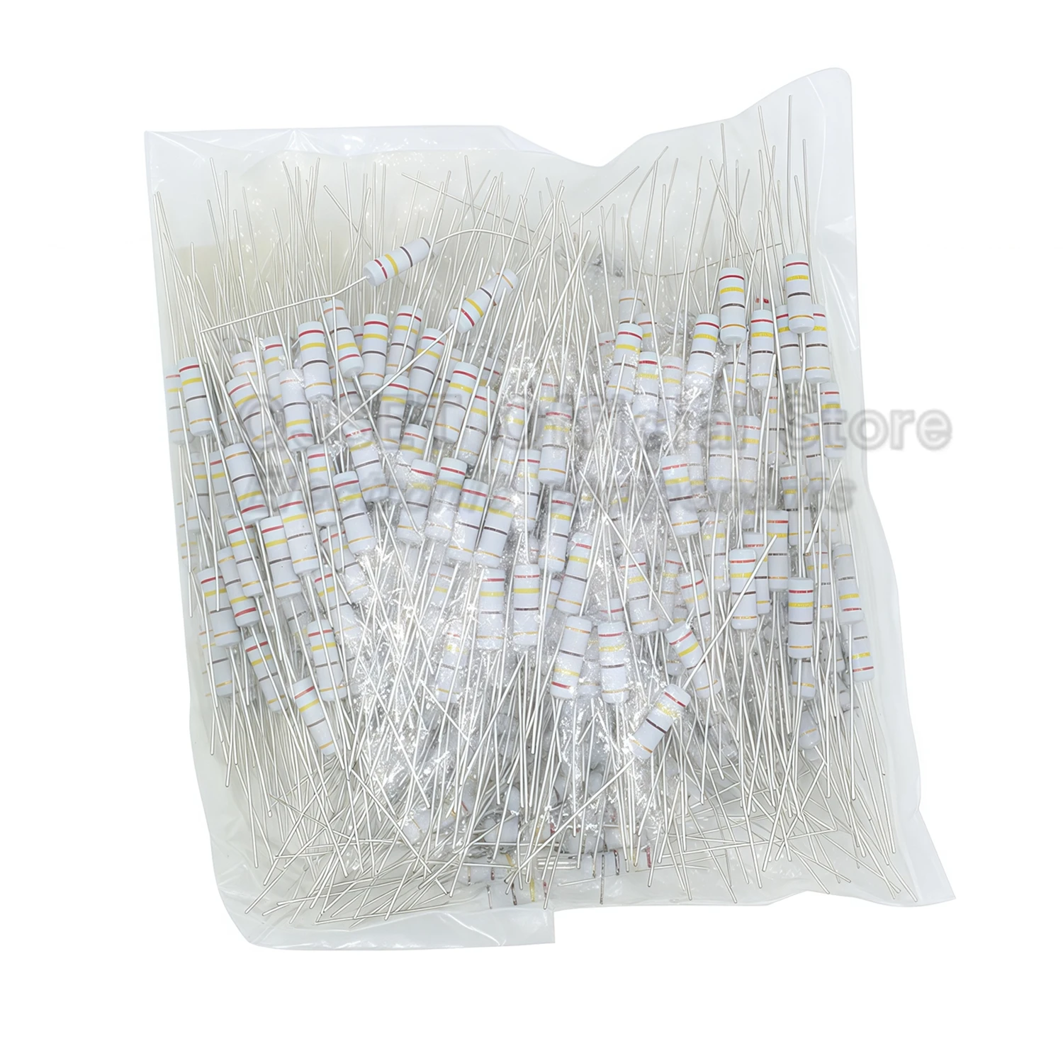 500pcs 1W Carbon Film Resistors 5% 10 Ohm 33 47 100 200 220 470 510 Ohm 1K 4.7K 10K 22K 33K 47K 100k 200k 220k 510k 470k 1M Ohms