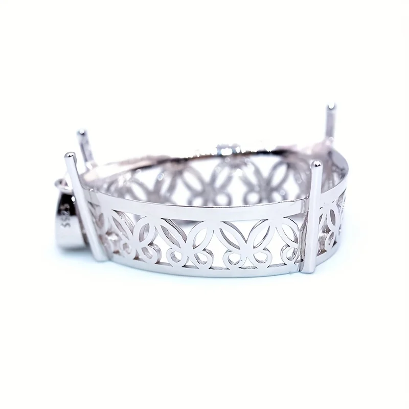 1pc s925 silver multi-size teardrop pendant setting, suitable for DIY jewelry handmade necklace