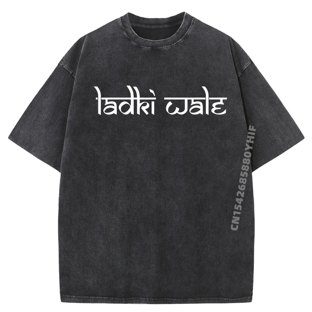 

Ladki Wale Indian Wedding South Asian Indian Desi Shaadi Free Shippping Items Lowest Prices Luxury T-Shirt Casual Washed Shirt