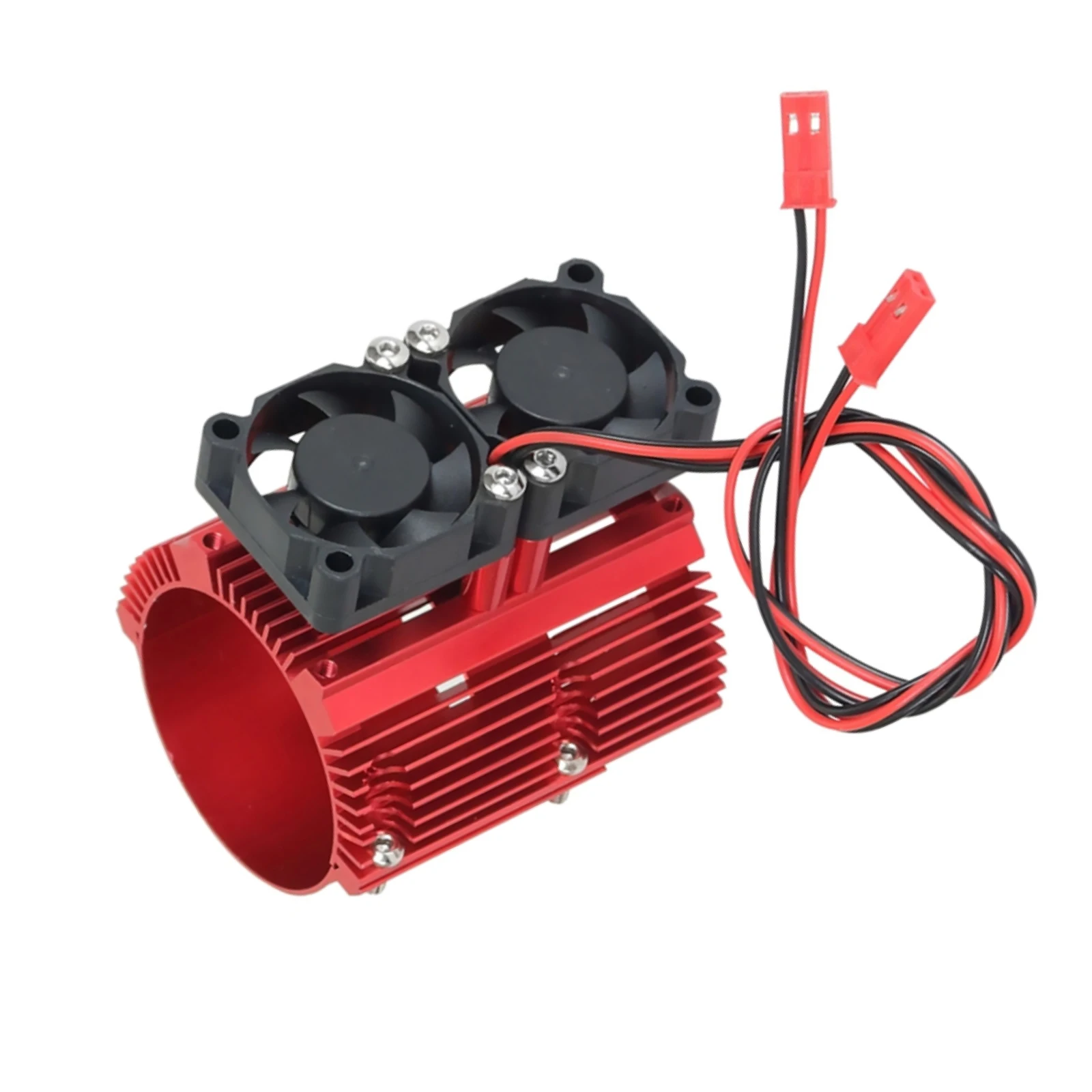 Moteur double refroidissement ventilateurs haute vitesse dissipateur thermique SUMMIT # Radiateur YA-0261BK E-REVO TRAXXAS 41-43mm pour moteur 1/10 1/8 RC, pièce de bateau de voiture