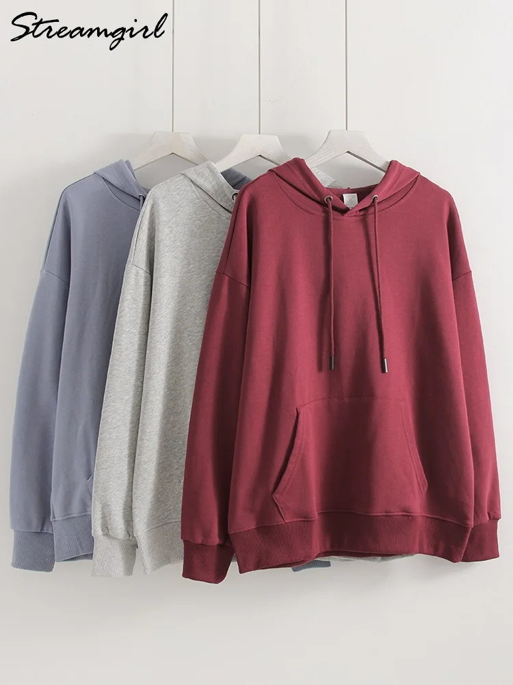 Streamgirl Tuta da donna Felpe con cappuccio oversize da donna con pantaloni Set da 2 pezzi Autunno Streetwear Tuta sportiva con cappuccio per donna Set