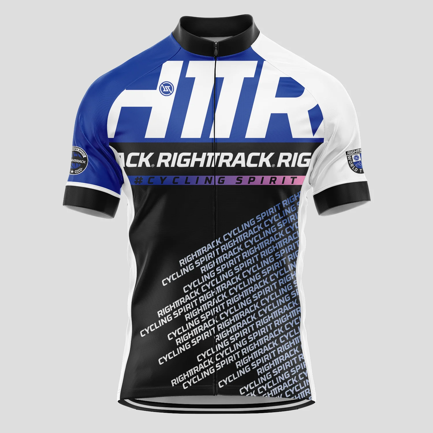 RightTrack Mens Cycling Jersey Colorful Summer Short Sleeve Breathable Cycl Apparel MTB Clothing