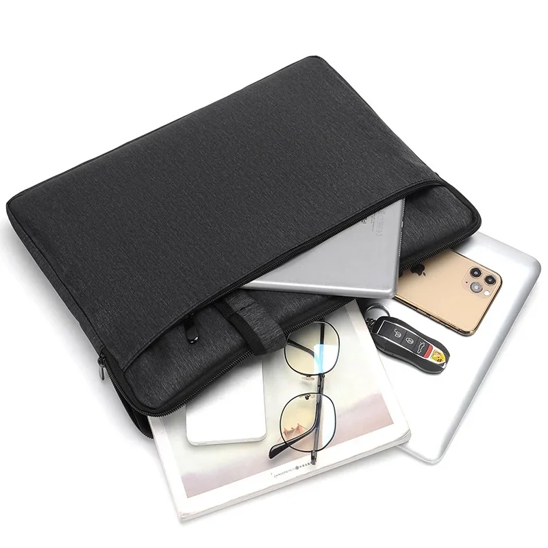 حافظة كمبيوتر محمول مقاس 15.6 بوصة متوافقة مع حقيبة يد MacBook Air Lenovo Dell Huawei لأجهزة الكمبيوتر المحمول والكمبيوتر اللوحي أثناء السفر