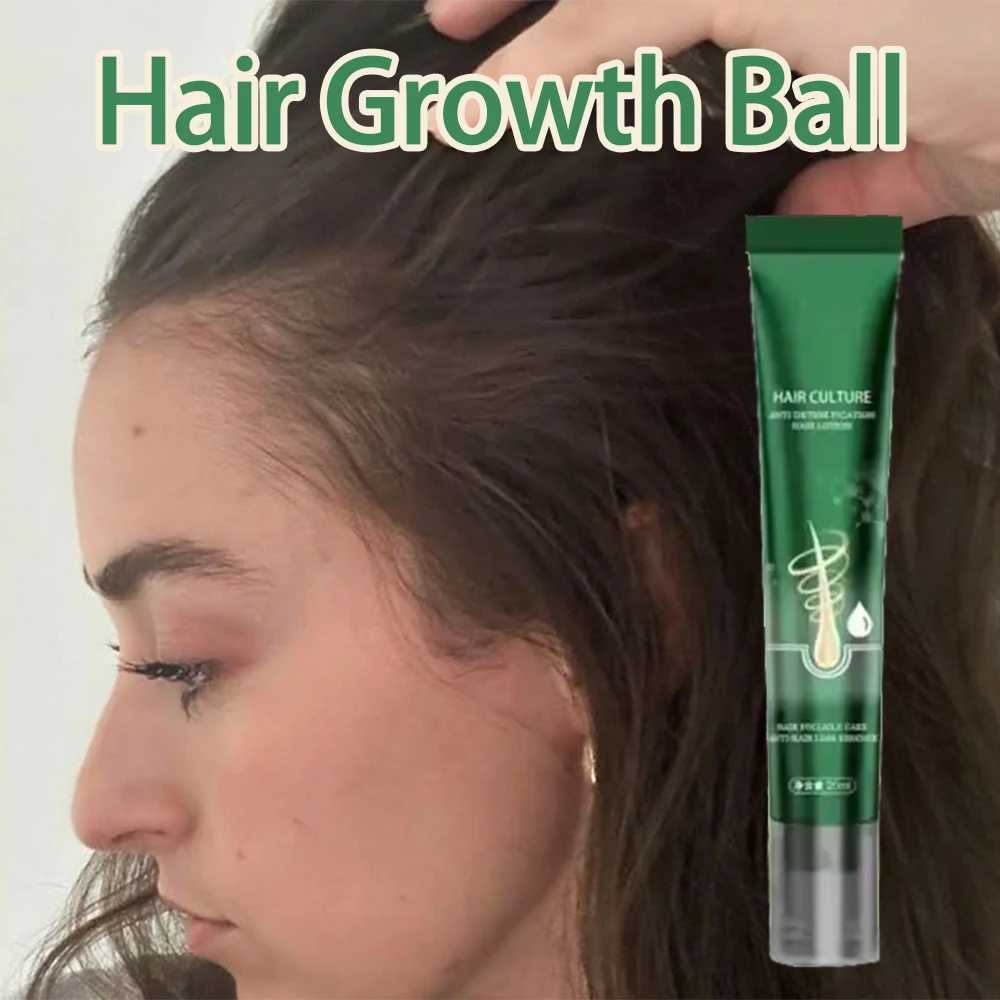 

Hair Growth Serum Ball Volume Growing Hair Essential Oil Hair Care Prevent Baldness Dense Regrowth Hairs Promoting Regeneration