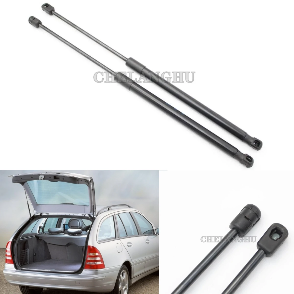 

2 шт. для Benz S203 W203 C200 C240 C55 C32 Wagon 2001 2002 2003 2004 2005 2006 2007 Автомобильные новые газовые стойки задней двери багажника Газовая пружина