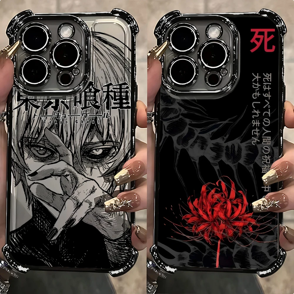 Capa Anime Tokyo Ghoul para Xiaomi Mi 15 Ultra 14 14T 13 13T 12 12S 12X 11 Lite CIVI 5 4 3 POCO X7 X6 X5 X3 F5 M6 4G Pro 5G