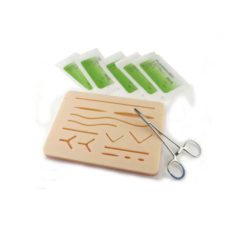 3 Layer Surgical Practice Suture Training Pad Suturing Pad For Open Surgery, Medical Students Suture Practice Kit
