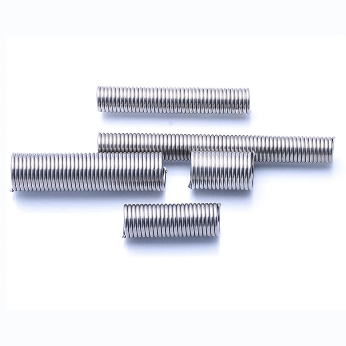 304 Stainless Steel Spring Without Hooks  Wire Diameter 1.5mm Outer Diameter 10/12/15mm  Length 30-200mm Support Customization