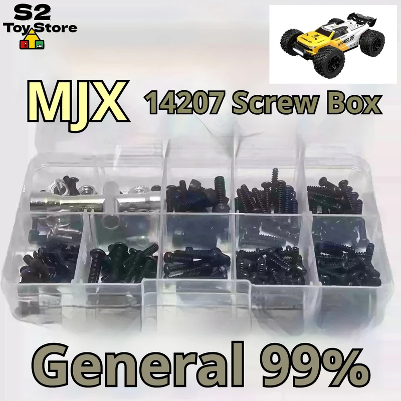 Kit de boîte à vis MJX pour voiture modèle RC MJX 14207, attaches de rechange assorties, accessoire de remplacement pour les amateurs de RC