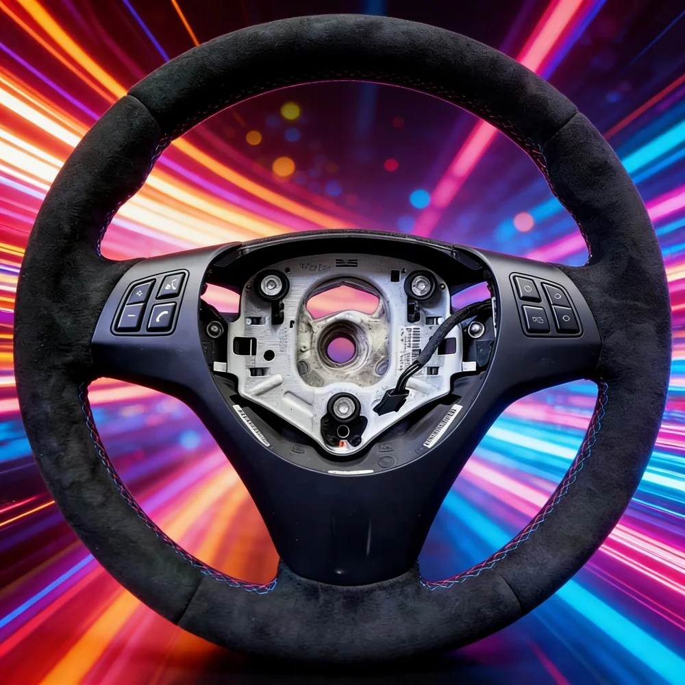 

Чехол на руль автомобиля по индивидуальному заказу M Sport M3 E90 E91 E92 E93 E87 E82 E88 X1 E84 Замшевый чехол на руль с оплеткой для BMW E81