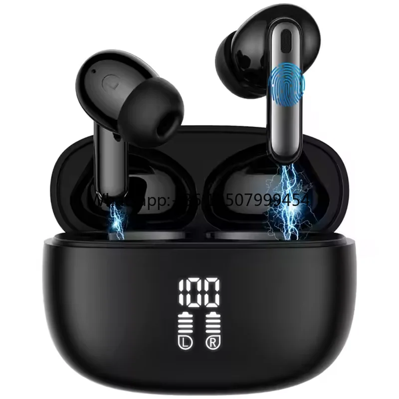 

Fashionable In-Ear LED Display Wireless Earphones with JL Chipset Active Noise Cancellation Enjoy High-Definition Stereo Sound
