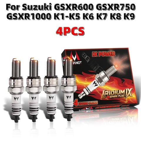 Иридиевые свечи зажигания MRRANGT для Suzuki GSXR600 GSXR750 GSXR1000 GSX-R 600 750 1000 2001-2009 K1 K2 K3 K4 K5 K6 K7 K8 K9