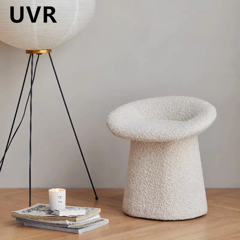 UVR Bedroom Makeup Chair Living Room Shoeshine Stool Home Dresser Chair Single Outdoor Leisure Stool Children\'s Dining Stool