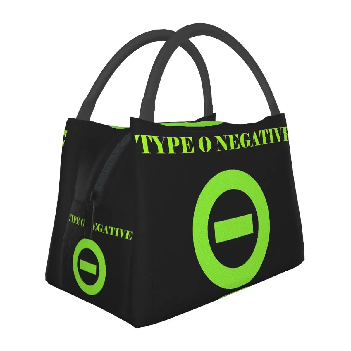 Type O Negative Lunch Bags Insulated Bento Box Waterproof Lunch Tote Picnic Bags Cooler Thermal Bag for Woman Children School