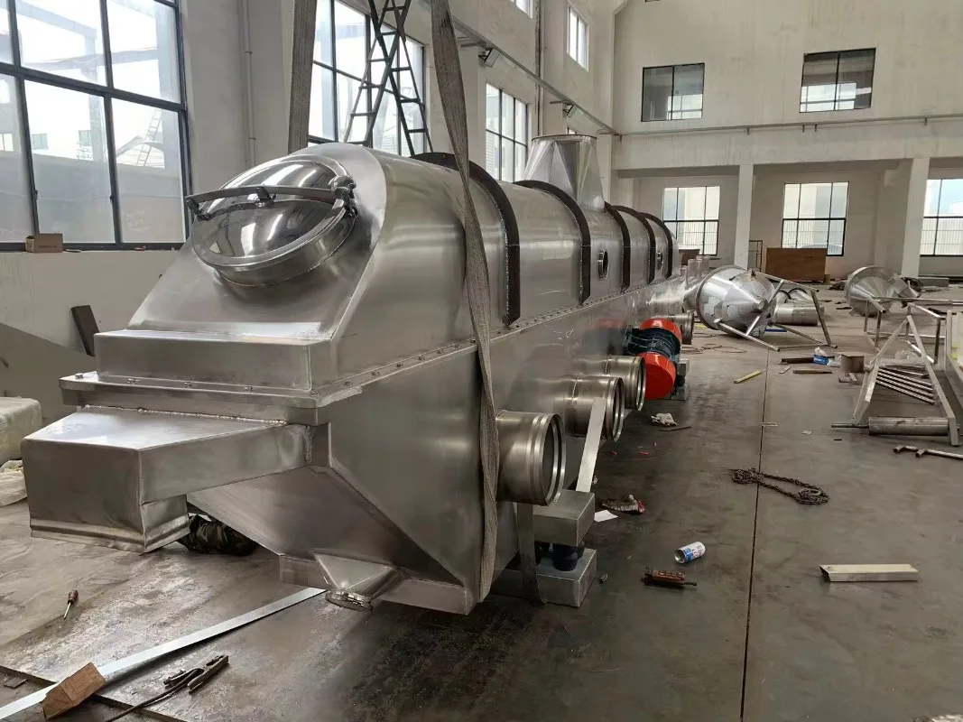 Automatic Fluid Bed Dryer PLC Pump Motor High Output Food Granule Powder Drying Machine OEM Customized