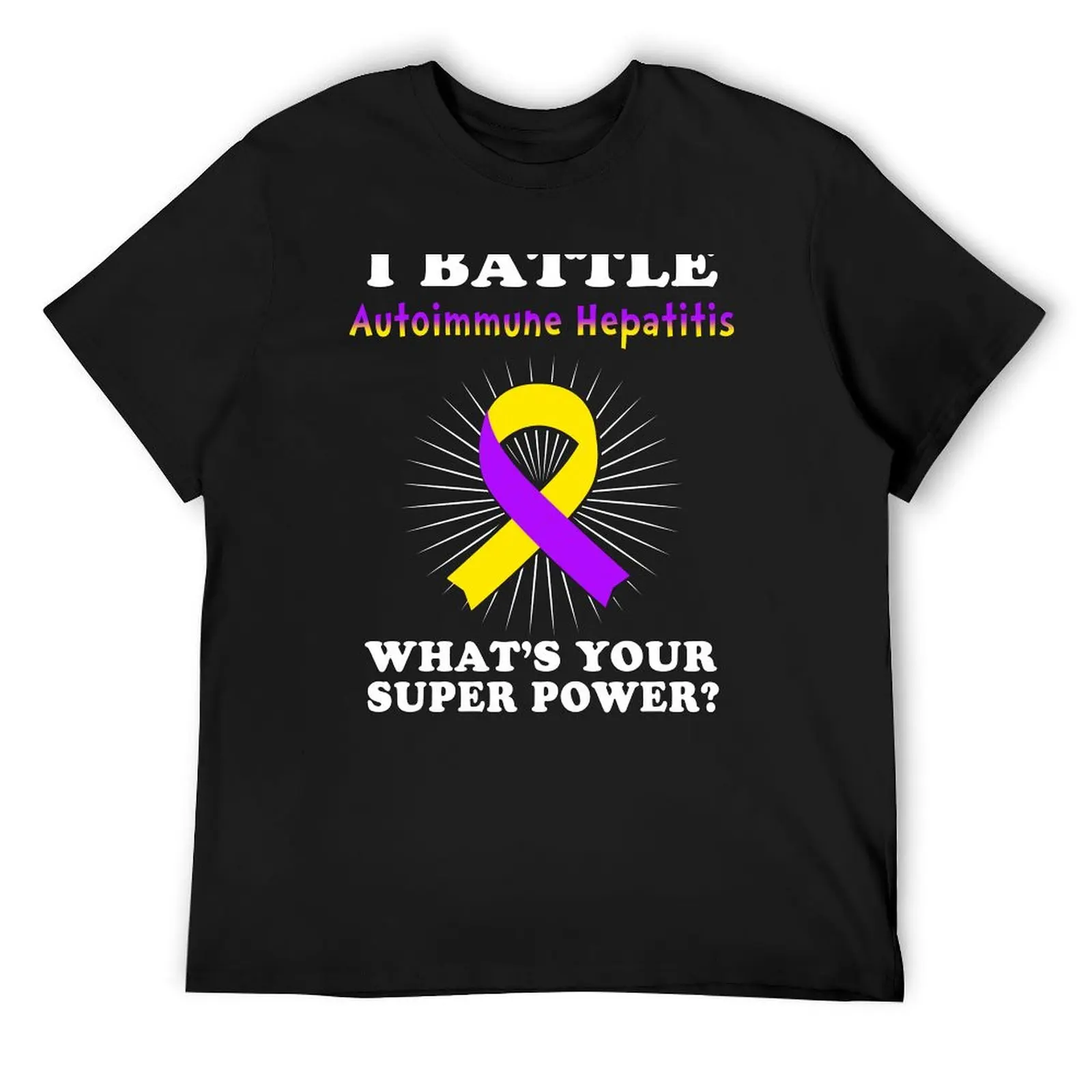 

I Battle Autoimmune Hepatitis Funny Autoimmune Hepatitis Warrior Gift T-Shirt heavyweights sweat mens shirts graphic tee