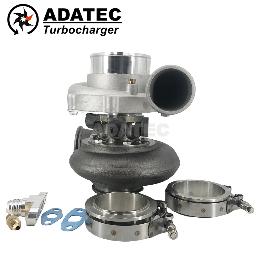 PTE 6870 Gen2 Turbocharger Performance T4 V-band 0.96AR / 0.81AR Dual V-band 0.96AR / Water Cooled / Ball Bearings