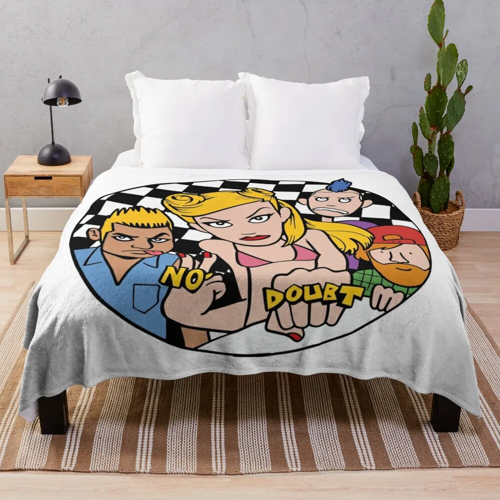 

No Doubt Cartoon Throw Blanket valentine gift ideas Baby sofa bed Nap Blankets