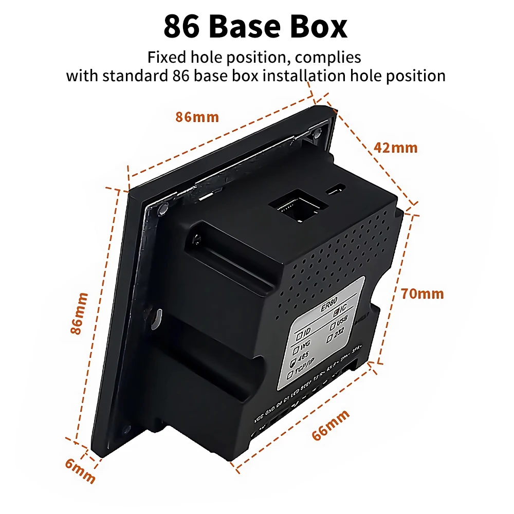 NFC Embedded Turnstile Scanner,Dynamic QR Code RFID Card Reader with TCP/IP, RS232/RS485, WG26/34, USB for Access Control System
