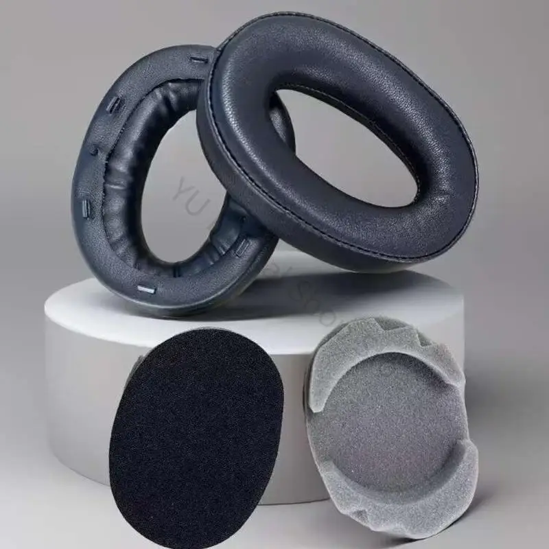 96BA 1 Paar Ersatz Ohr Pad für MDR-1000X Bluetooth-kompatibel On-Ear-Kopfhörer Weiche Ohr Kissen Schaum Abdeckung – Detail 9