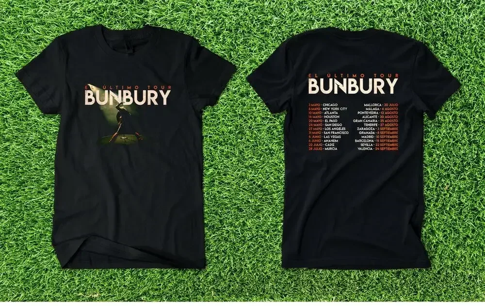 bunbury el ultimo tour 2022 new t shirt