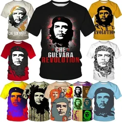 New Revolutionary Characters Che Guevara 3D printed T-shirt casual top short sleeved men's T-shirt street wear