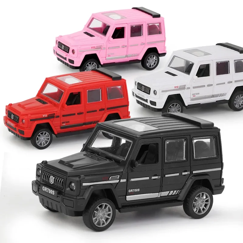 

Hot sall Inertia car Off-road jeep model toy Boys off-road SUV ABS kids car toy pull back car birthday gift