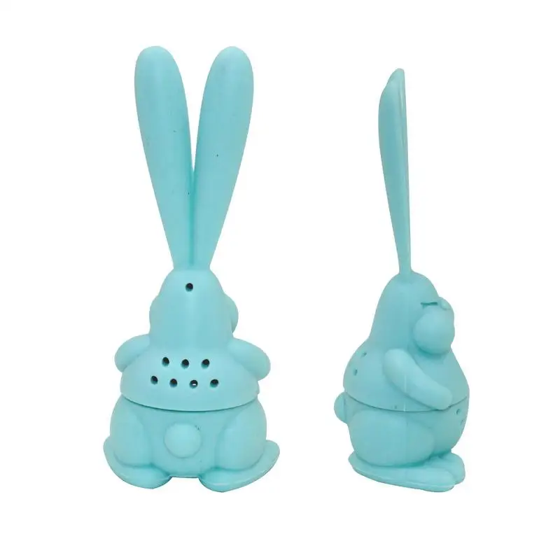 Bunny Tea Infuser Angry Bunny Loose Leaf Tea Steeper With 2 Big Ear Heat Resistant Silicone Tea Infuser Tea Infusers For Loose