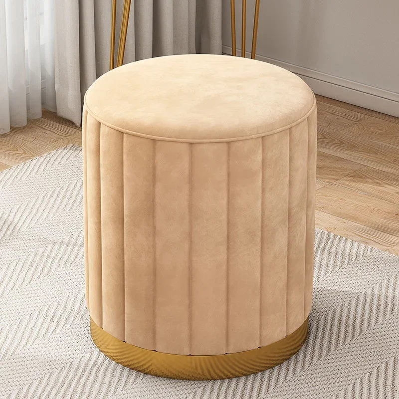 Makeup Round Stool Box Storage Decoration Vanity Ottoman Dresser Chair Free Shipping Sillas Para Sala De Estar Home Furniture