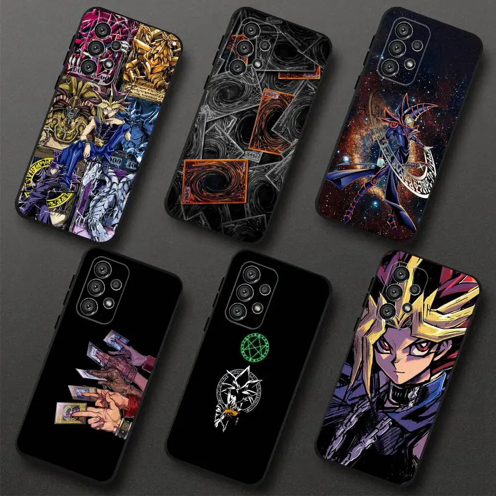 Cartoon Game Yu Gi Oh Phone Case For Samsung S 25,24,23,22,30,21,10,9,Ultra,Plus,Lite,FE,4,5G Black Soft Case