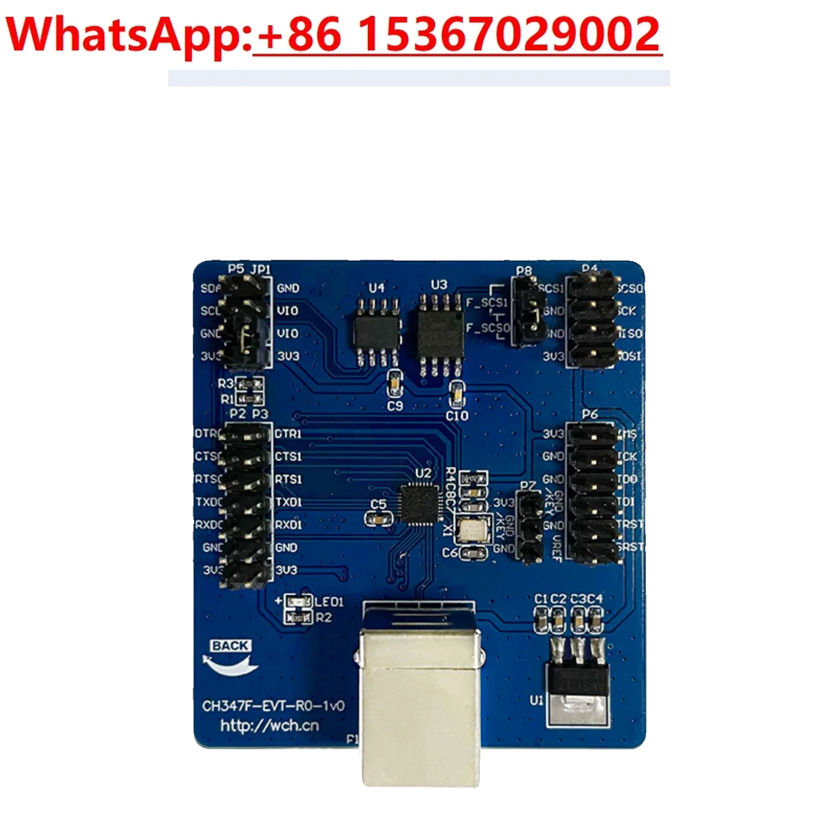 

CH347 Series evaluation boards