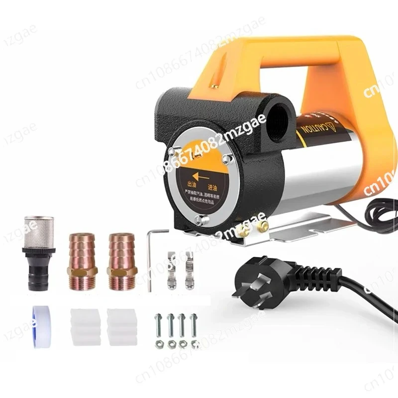Self-Priming 80L/Min Diesel Pump Fuel Dispenser 780W Electric Oil Pump AC 220V DC 12V/24V Diesel Transfer Pump