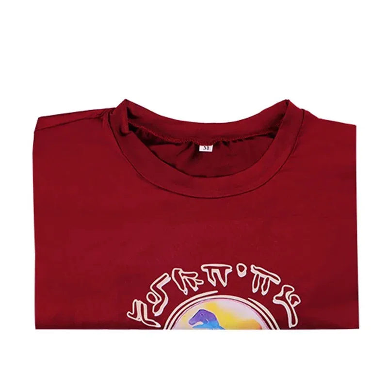 فيلم حراس المجرة المجلد 3 تأثيري حلي ستار لورد قميص بيتر جيسون كويل تأثيري الأحمر تي شيرتات قصيرة الاكمام للكبار