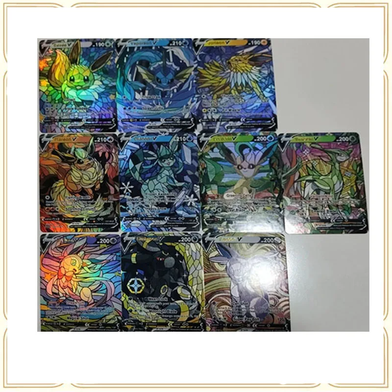 Anime Pokemon DIY ACG Sexy Cards Eevee Flash Card Collectible Card Toys for boys Christmas birthday present