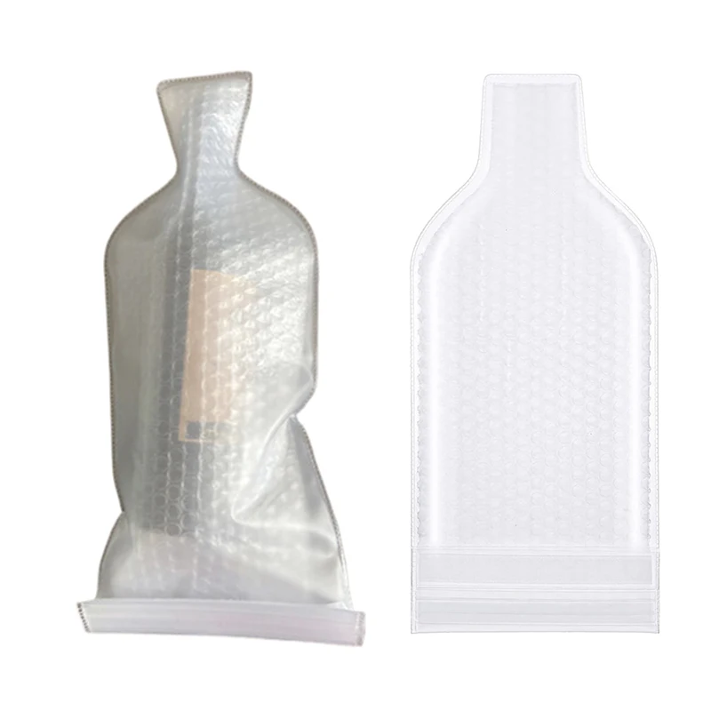 Wine Bottle Bags for Travel Reusable Wine Bottle Protector Bags Double-Layered Protection Wine Bottle Sleeves