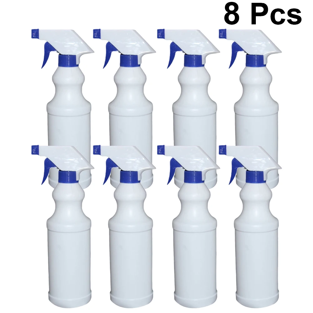 

8pcs Spray Bottles Fine Mist Multi-Functional Portable Plastic Travel Hairdressing Tool Refillable Eco-Friendly Misting Bottle