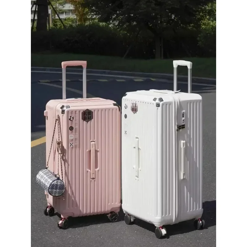 22 24 26 Inch Large Size Suitcase Rectangular Carrier-28 Inch Luggage PC Suitcases Travel Trolley Case with Five Spinner Wheels