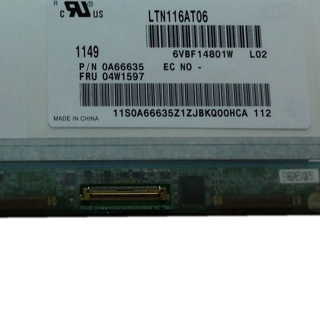 LTN116AT06 صالح LTN116AT07 M116NWR1 N116B6-L04 LP116WH2 B116XW03 لوحة 11.6 سليم جديد شاشة لاب توب LCD