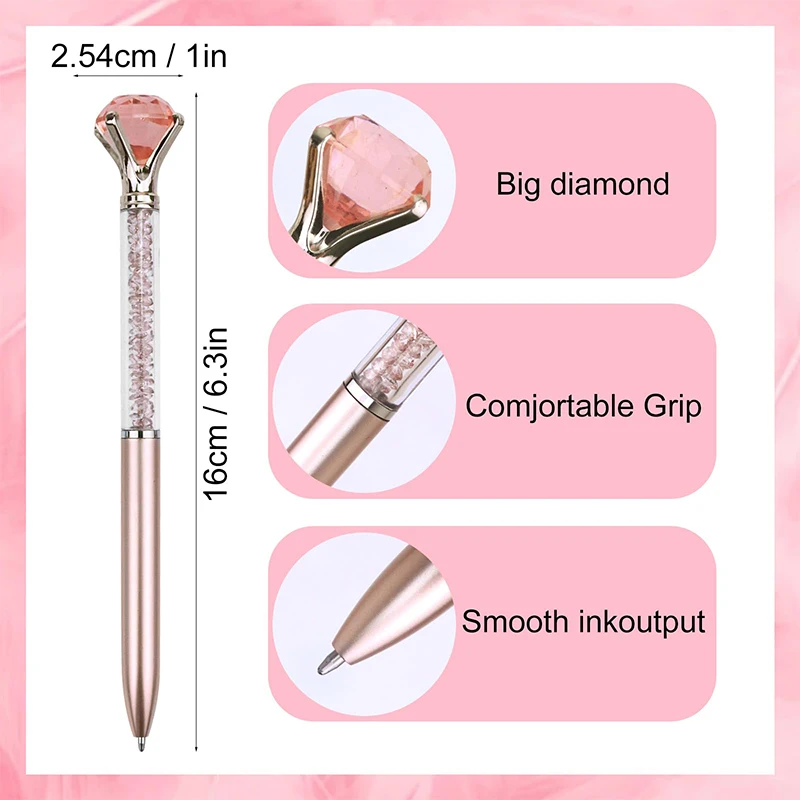 10 100 pièces mode cadeaux de mariage bureau femmes filles en plastique cristal diamant stylo à bille